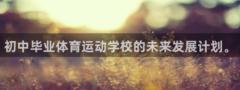 初中毕业体育运动学校的未来发展计划。